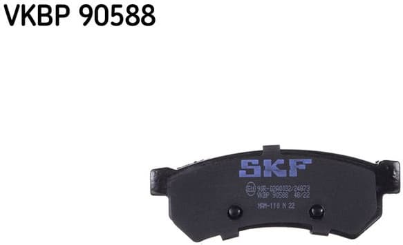 Brake Pad Set, disc brake VKBP90588
