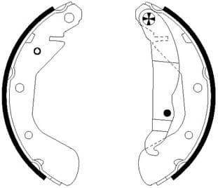 Brake Shoe Set 91058200 - image 2