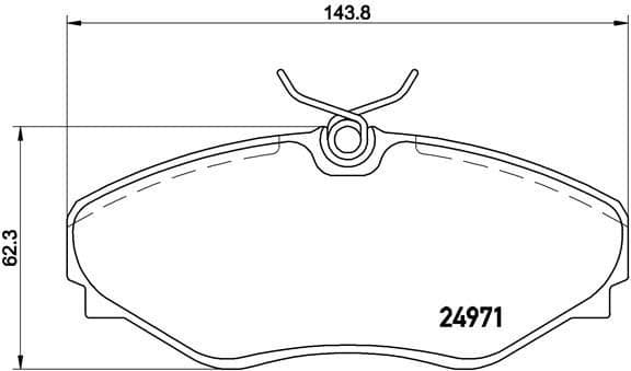 Brake Pad Set, disc brake PRIME LINE P 68 055