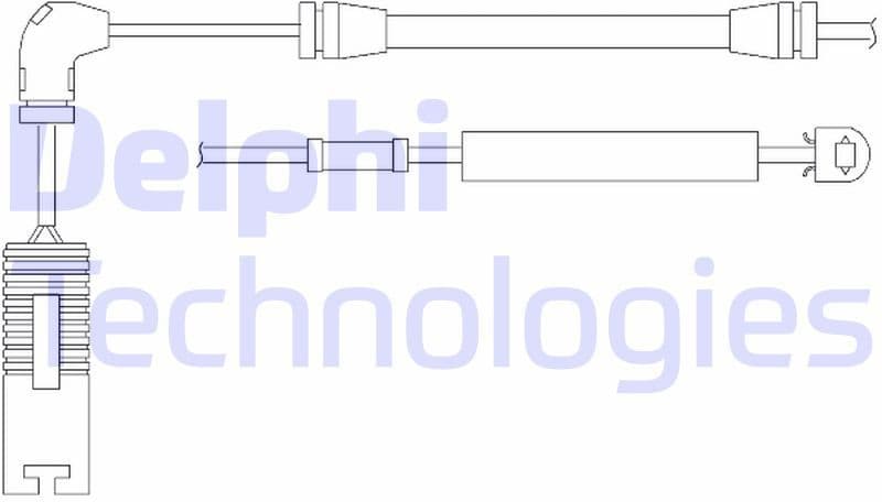 Warning Contact, brake pad wear LZ0157