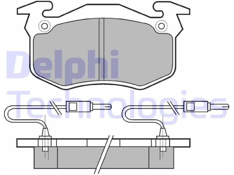 Brake Pad Set, disc brake LP382