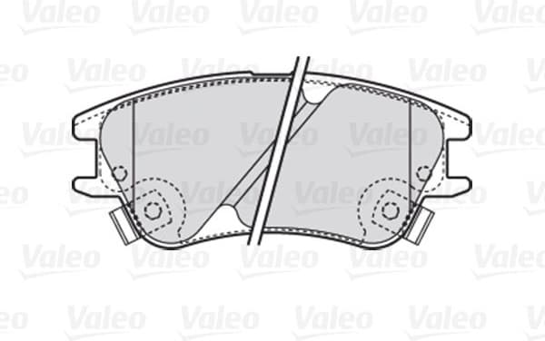 Brake Pad Set, disc brake ESSENTIAL 301708 - image 2