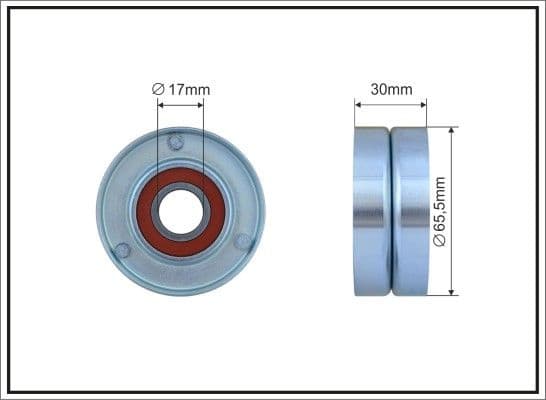 Tensioner Pulley, V-ribbed belt 500185