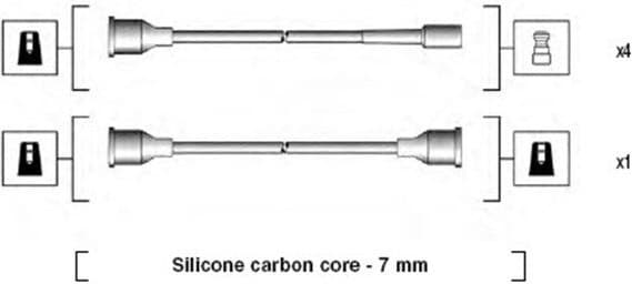 Ignition Cable Kit 941125460694