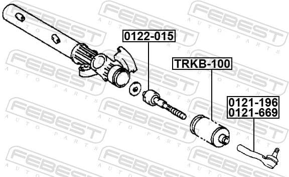 Inner Tie Rod 0122-015 - image 2