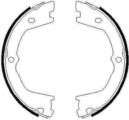 Brake Shoe Set, parking brake 91074900 - image 2