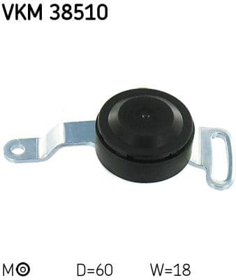 Belt Tensioner, V-ribbed belt VKM 38510 - image 2