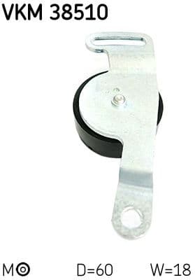 Belt Tensioner, V-ribbed belt VKM 38510 - image 3