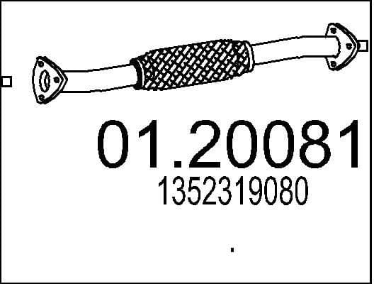 Exhaust Pipe 01.20081