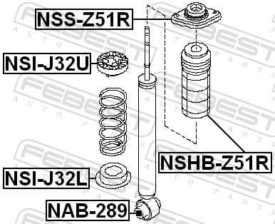 Protective Cap/Bellow, shock absorber NSHB-Z51R - image 2