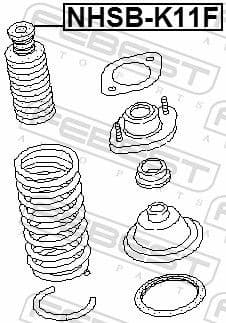 Protective Cap/Bellow, shock absorber NSHB-K11F - image 2