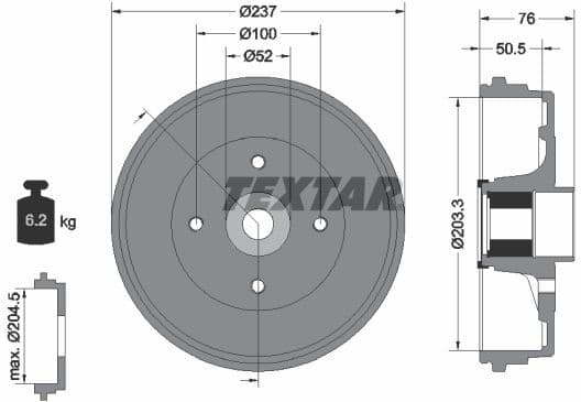 Brake Drum 94041400