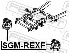 Mounting, engine SGM-REXF - image 2