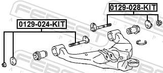 Camber Correction Screw Set 0129-028-KIT - image 2
