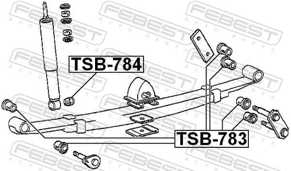 Bushing, leaf spring TSB-783 - image 2