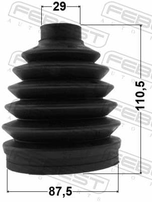 Bellow, drive shaft 0317P-ODAT - image 2