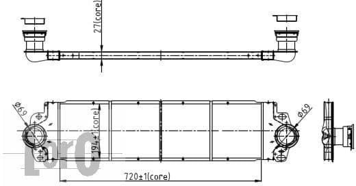 Charge Air Cooler LORO 053-018-0007 - image 3