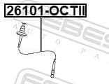Bonnet Cable 26101-OCTII - image 2