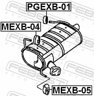 Rubber Buffer, muffler PGEXB-01 - image 2