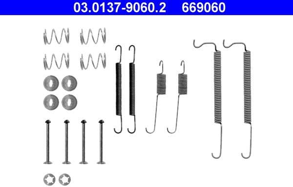 Accessory Kit, brake shoes 03.0137-9060.2