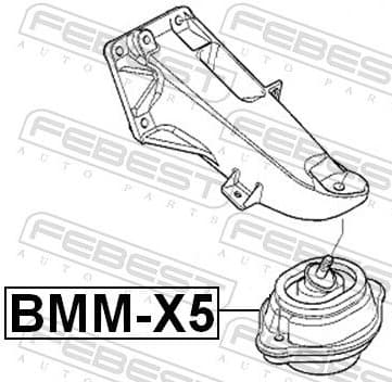 Mounting, engine BMM-X5