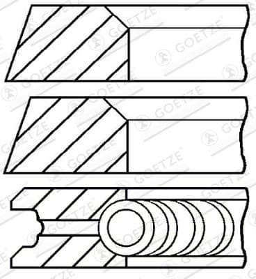 Piston Ring Set 08-319700-10