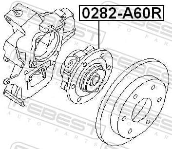 Wheel Hub 0282-A60R - image 2