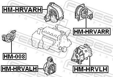 Mounting, engine HM-HRVARH - image 2