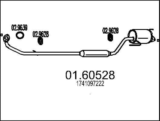 Rear Muffler 01.60528