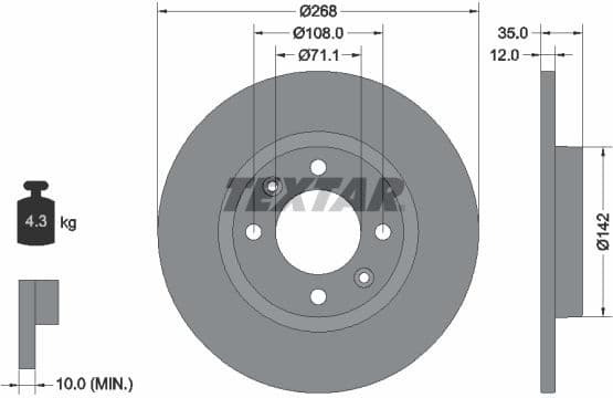 Brake Disc PRO 92325903