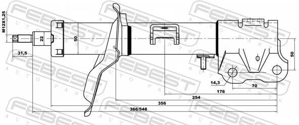 Shock Absorber 04660881FL - image 2