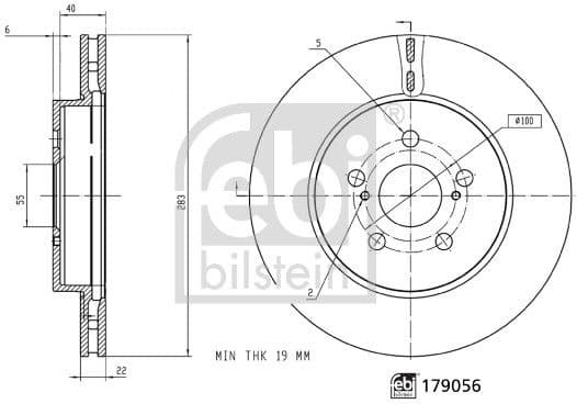 Brake Disc 179056
