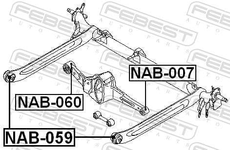 Bushing, axle beam NAB-059 - image 2