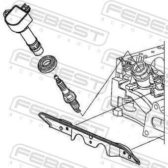 Seal Ring, spark plug shaft HCP-002 - image 2