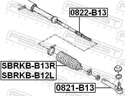 Bellow, steering SBRKB-B12L - image 2
