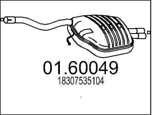 Rear Muffler 01.60049
