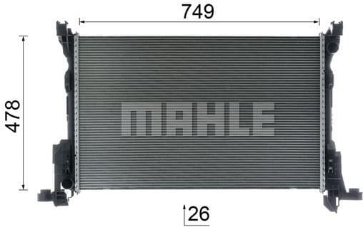 Radiator, engine cooling BEHR *** PREMIUM LINE *** CR 2637 000P - image 11