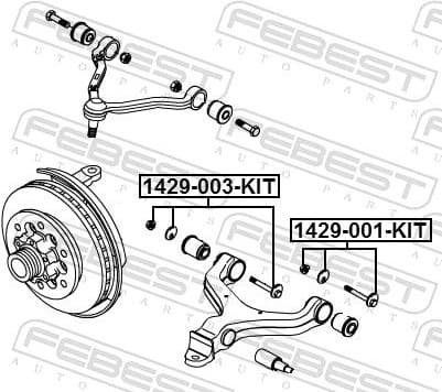 Camber Correction Screw Set 1429-003-KIT - image 2