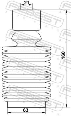 Dust Cover Kit, shock absorber RNSHB-FLUF-KIT - image 2
