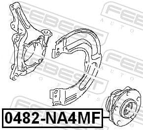 Wheel Hub 0482-NA4MF - image 2