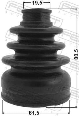 Bellow Kit, drive shaft 0715-SX4R - image 2