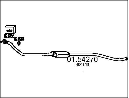 Centre Muffler 01.54270