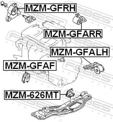 Mounting, engine MZM-626MT - image 2