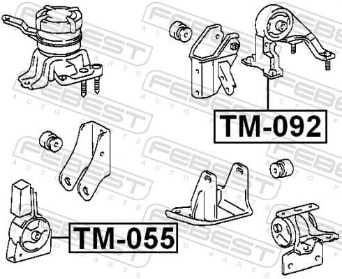 Mounting, engine TM-055 - image 2