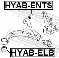 Mounting, control/trailing arm HYAB-ENTS - image 2