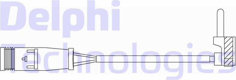 Warning Contact, brake pad wear LZ0291