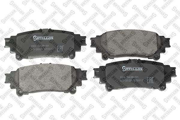 Brake Pad Set, disc brake 000 563B-SX