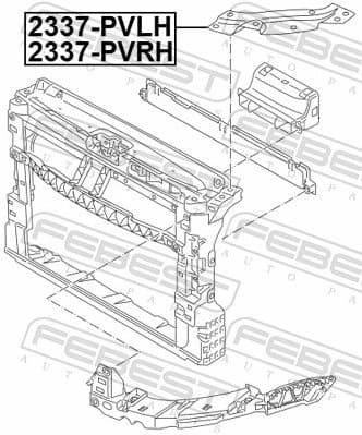 Mounting, vehicle frame 2337-PVRH - image 2