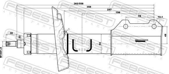 Shock Absorber 10660617FL - image 2