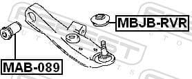 Bellow, ball joint MBJB-RVR - image 2